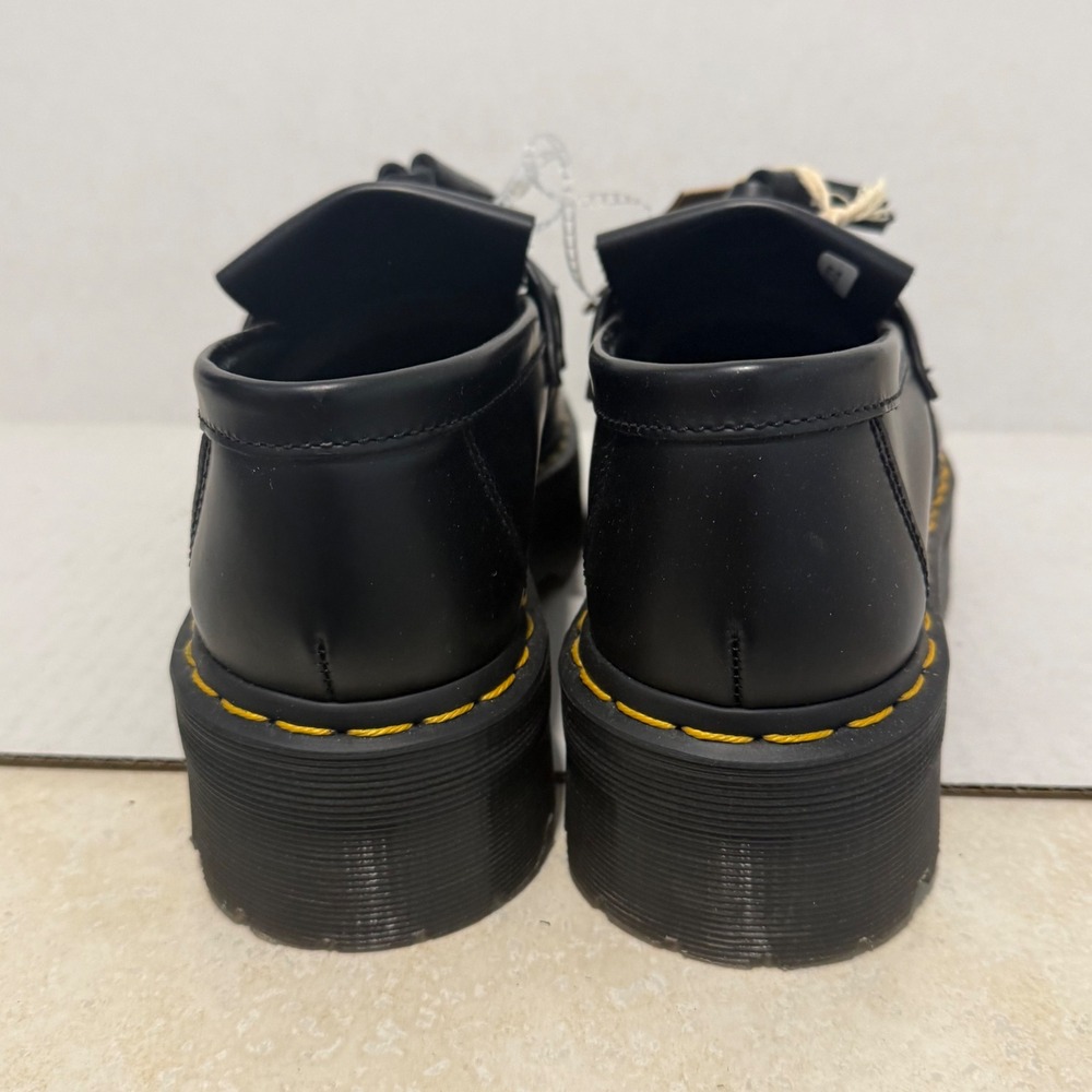 Dr. Martens Adrian Quad Leather Platform Tassel Loafers LA004 Mens 8 Womens 9 - Picture 3 of 9